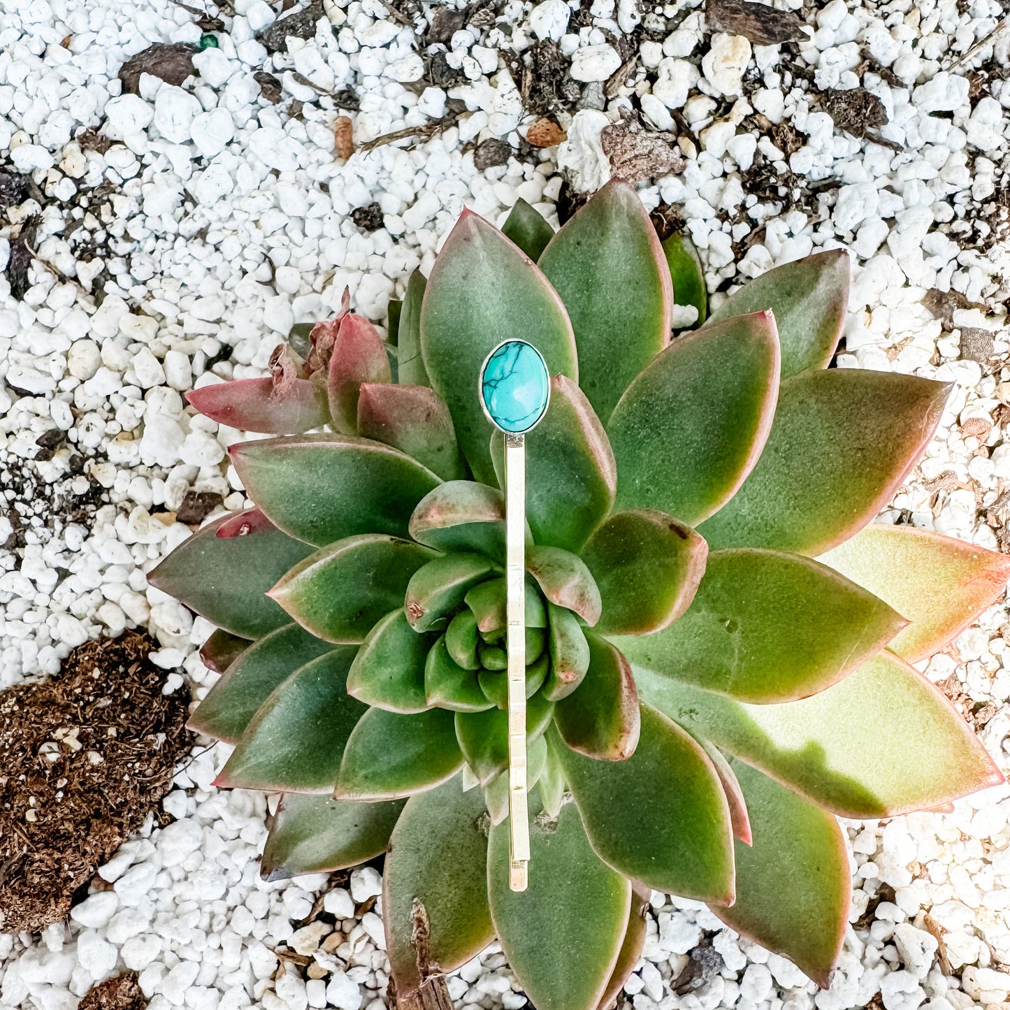 Turquoise Bobby Pin #6